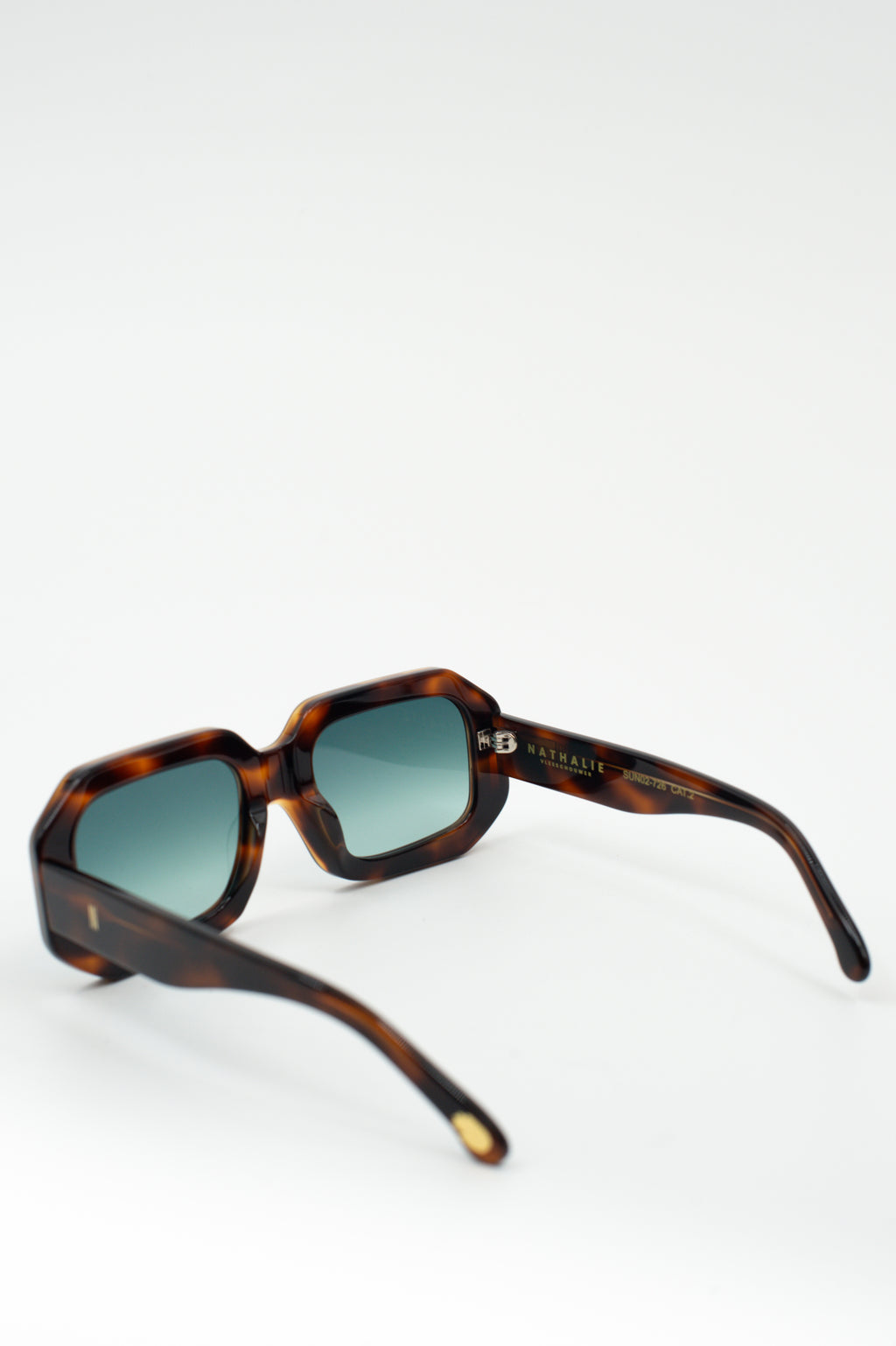 Jackie zonnebril in tortoise / blue