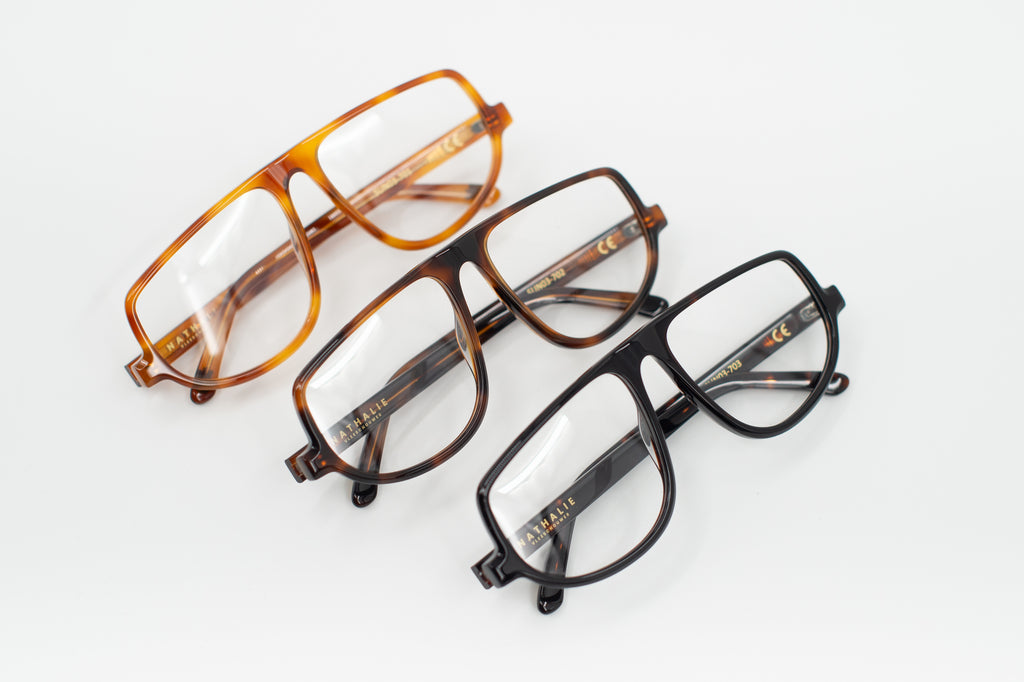 Felice glasses in tortoise / clear