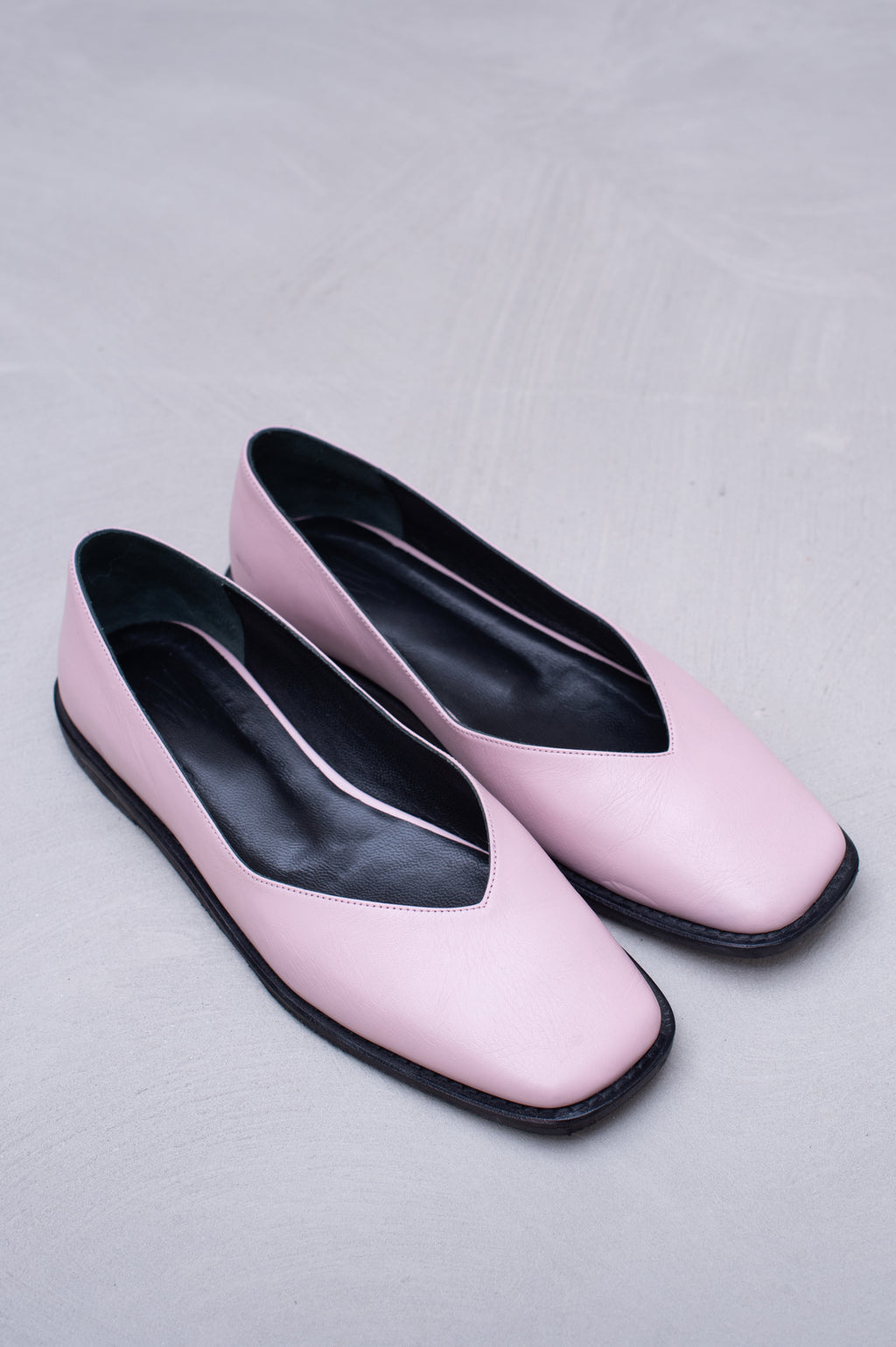 Faiza ballerine en rose brumeux