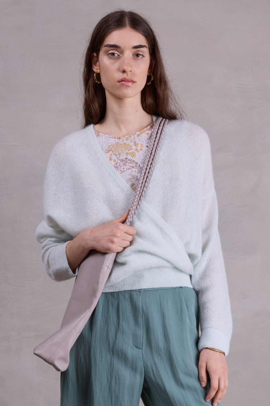 Pochette en taupe