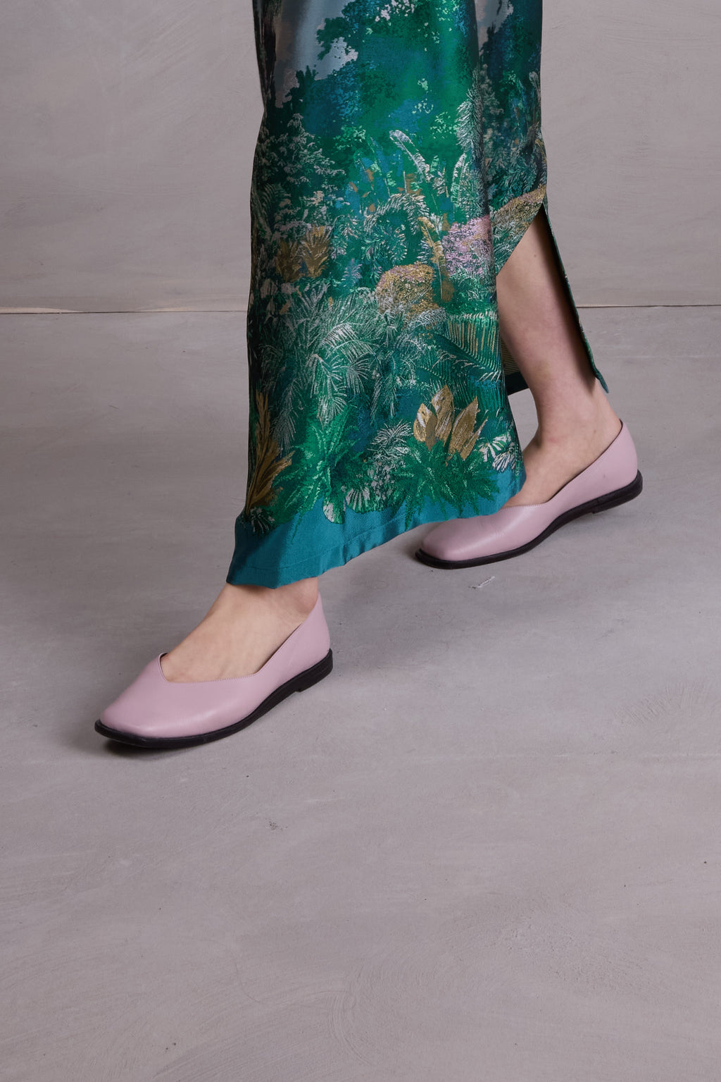 Faiza ballerine en rose brumeux