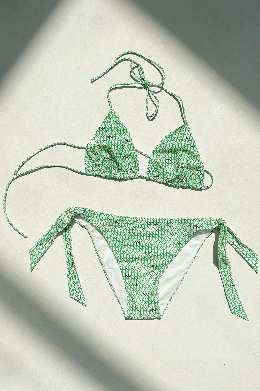 Groene bikini