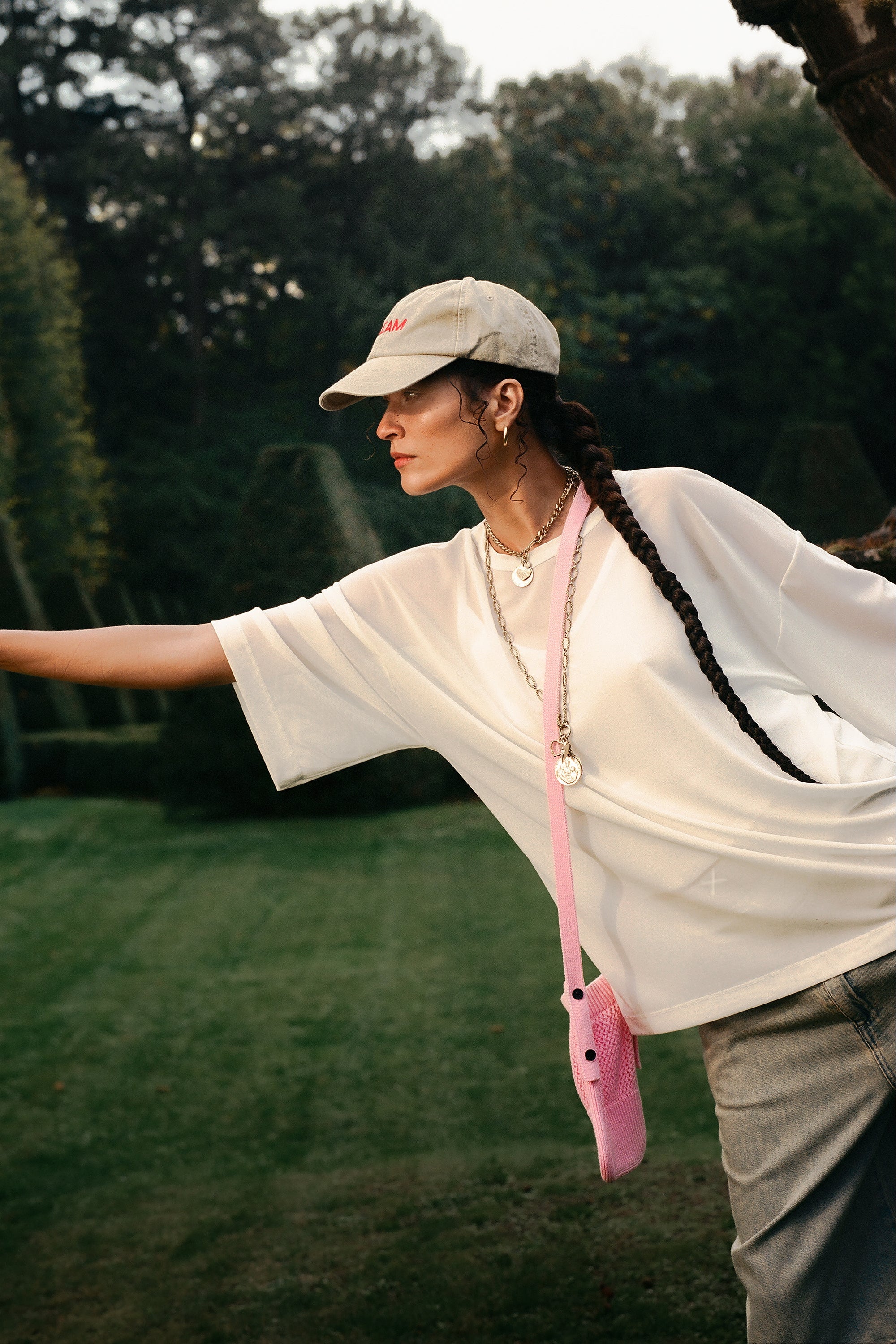 Harris T-shirt in white mesh