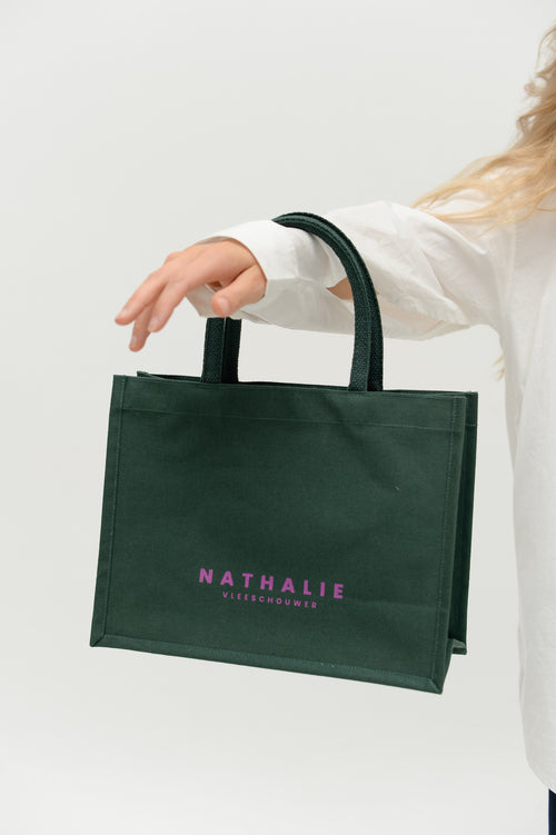 Mini shopper in bottle green