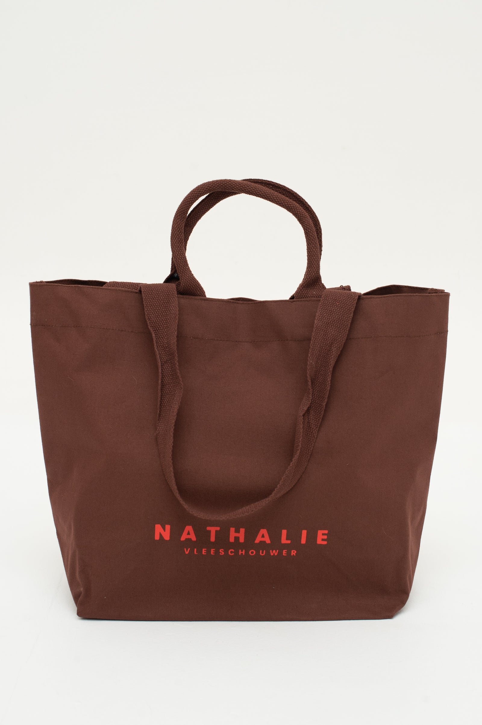 XL shopper in dark henna