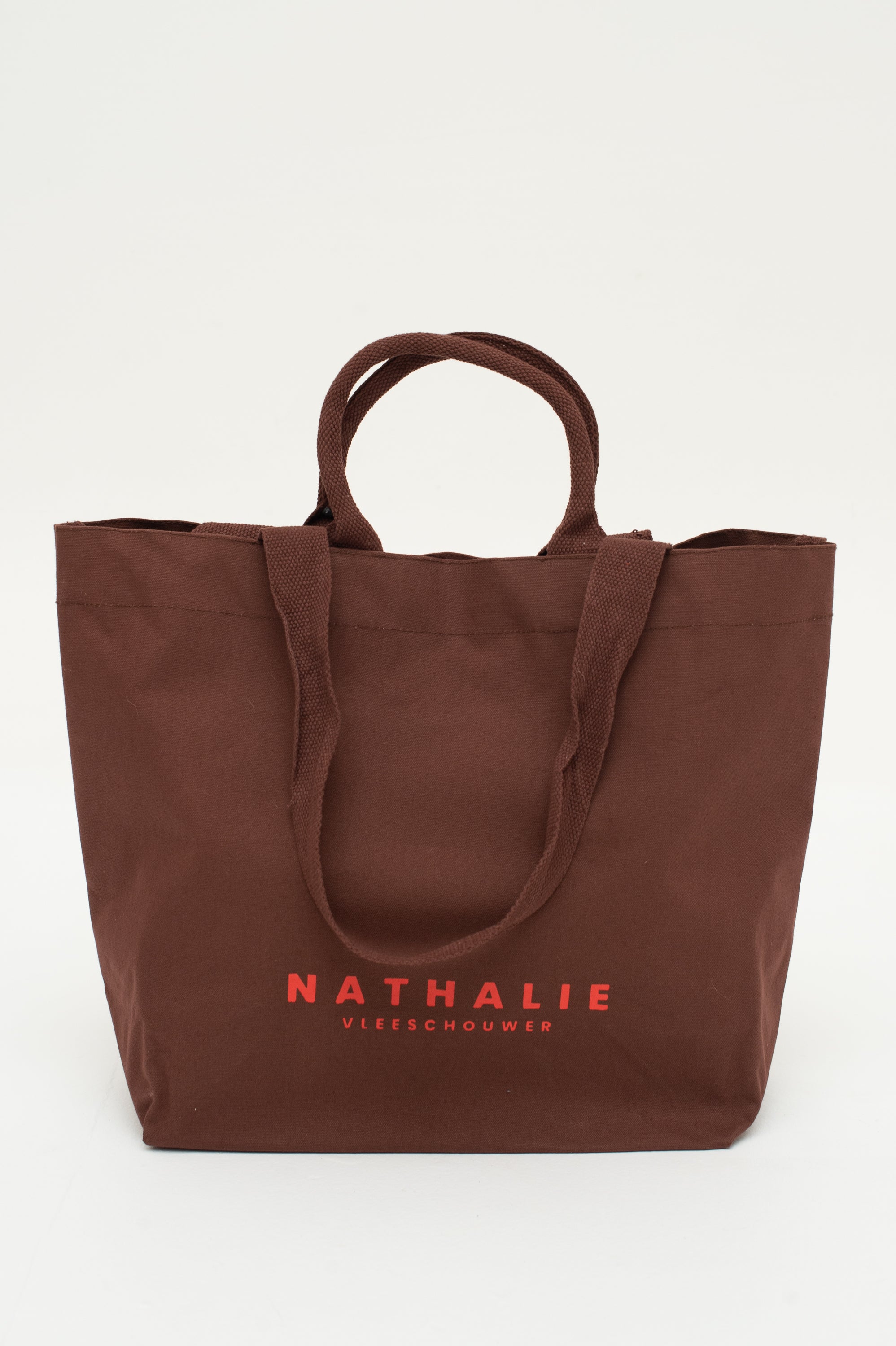 XL shopper in dark henna