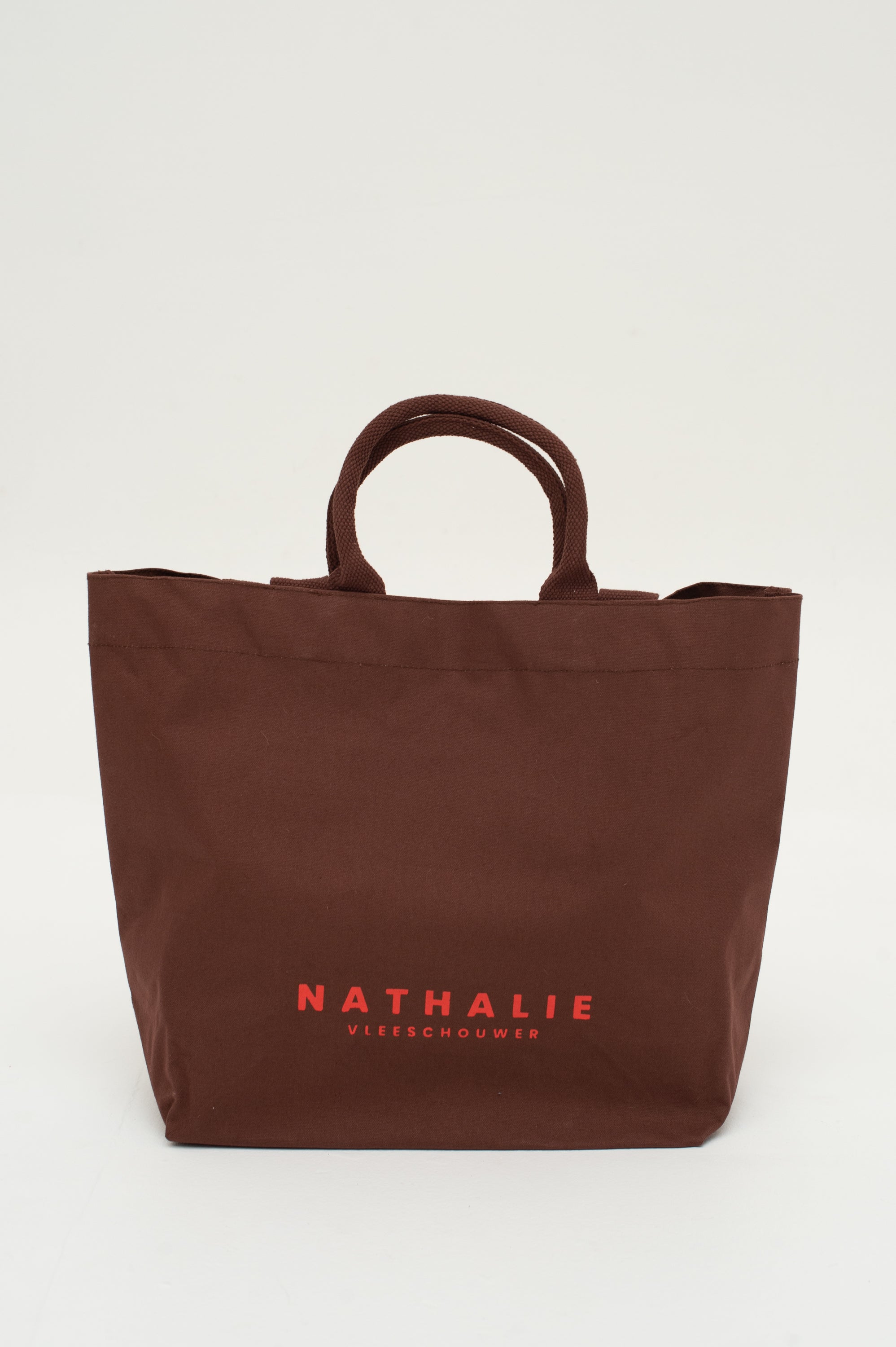 XL shopper in dark henna