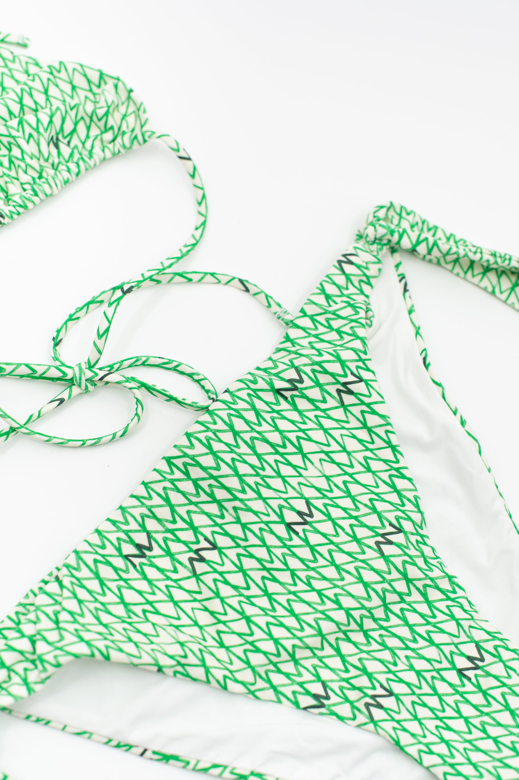 Groene bikini