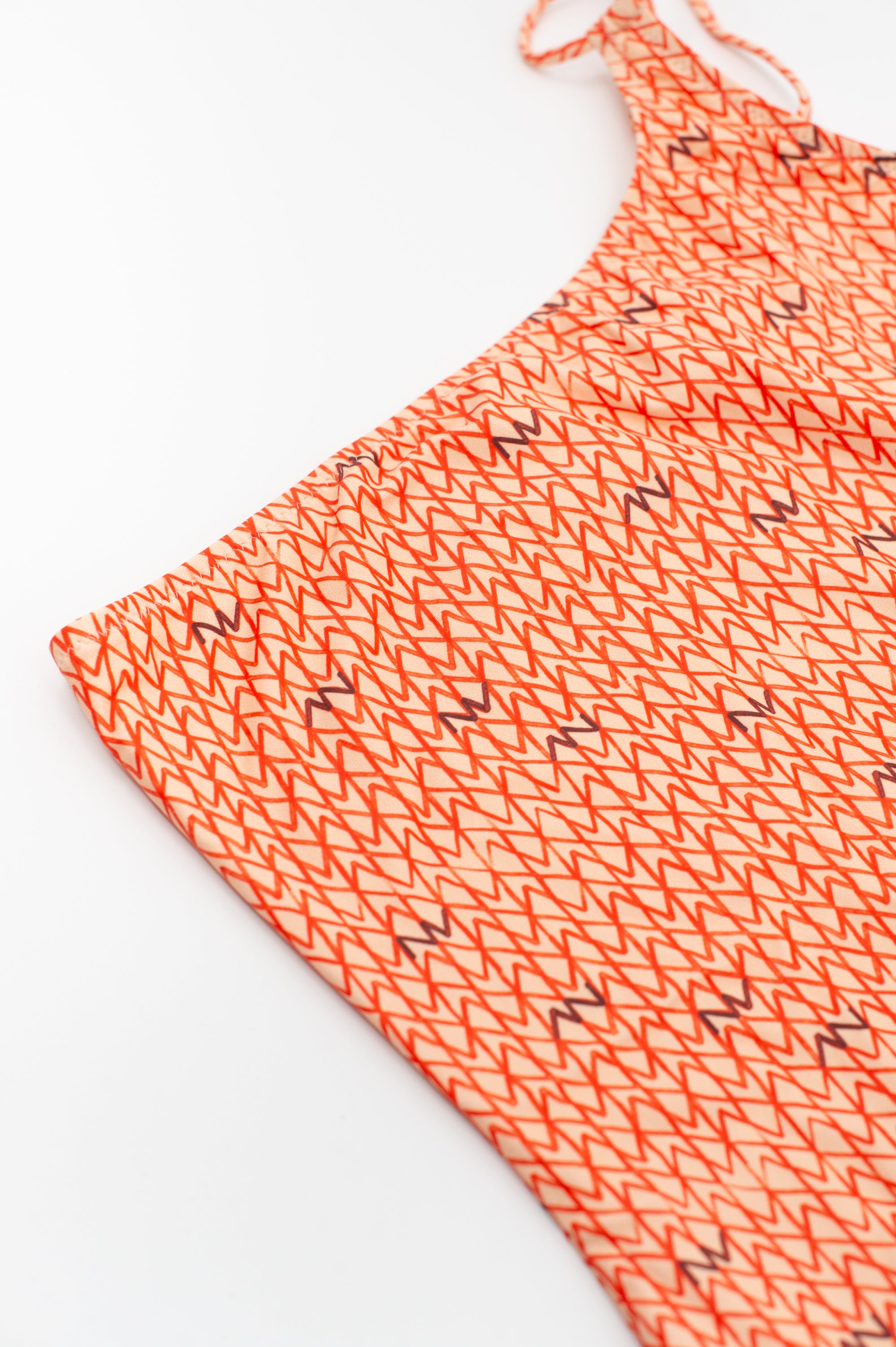 Oranje asymmetrisch badpak