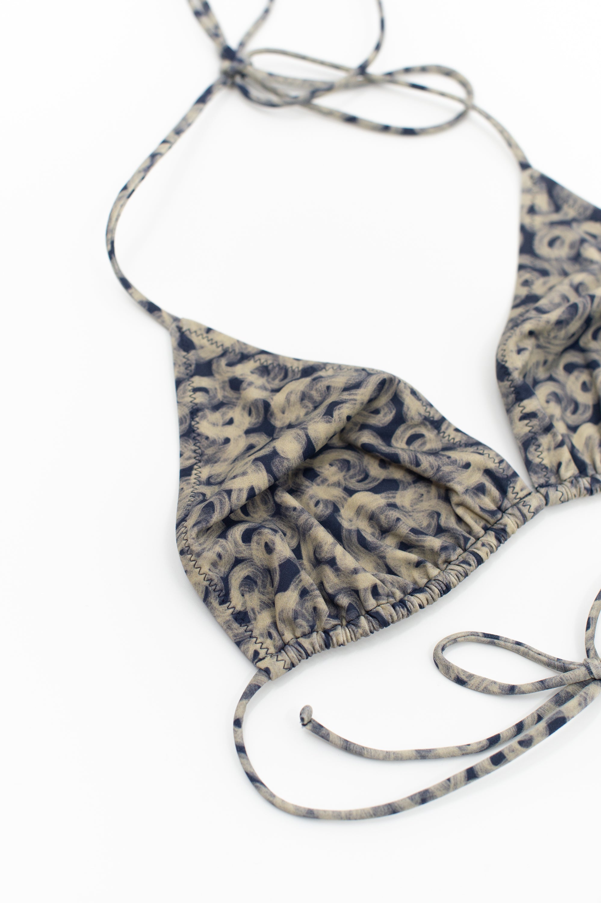 Bikini with Small Medusa Swirl print