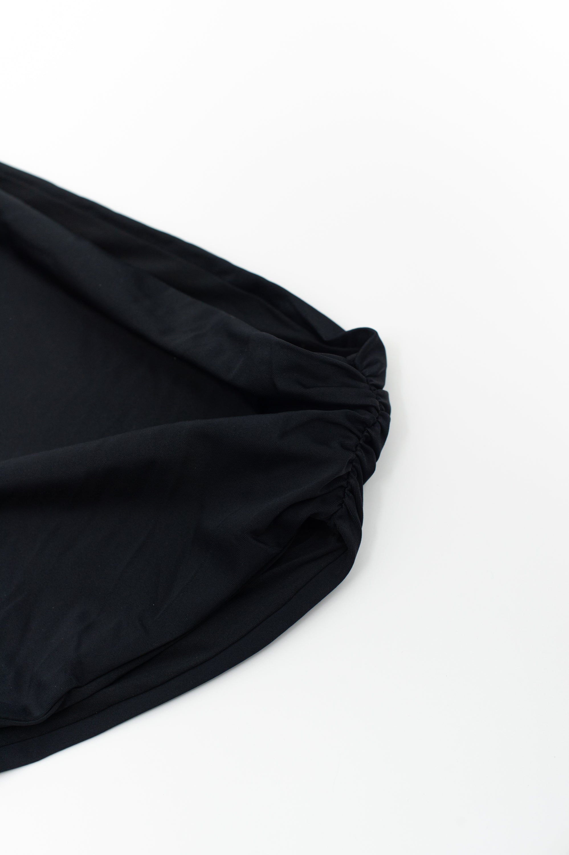 Black asymmetrical swimsuit