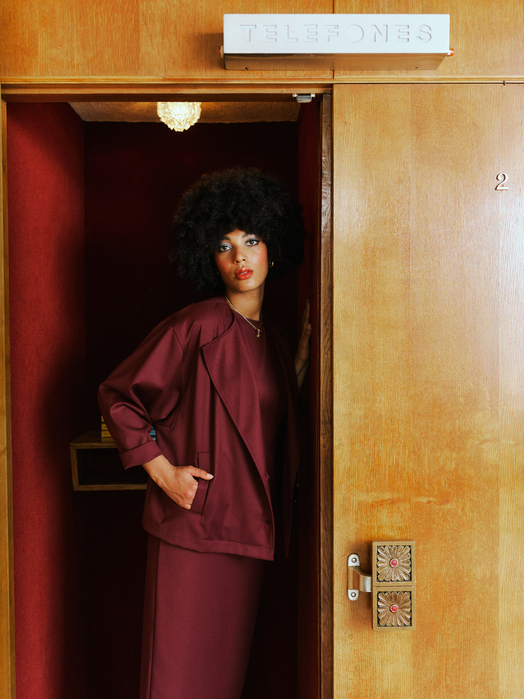 Emelia Cassis Kleid