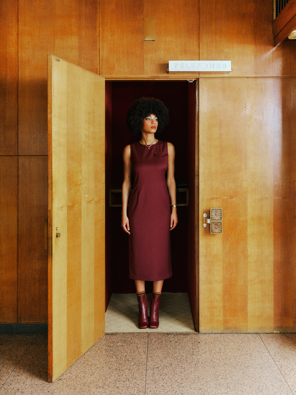 Emelia Cassis Kleid
