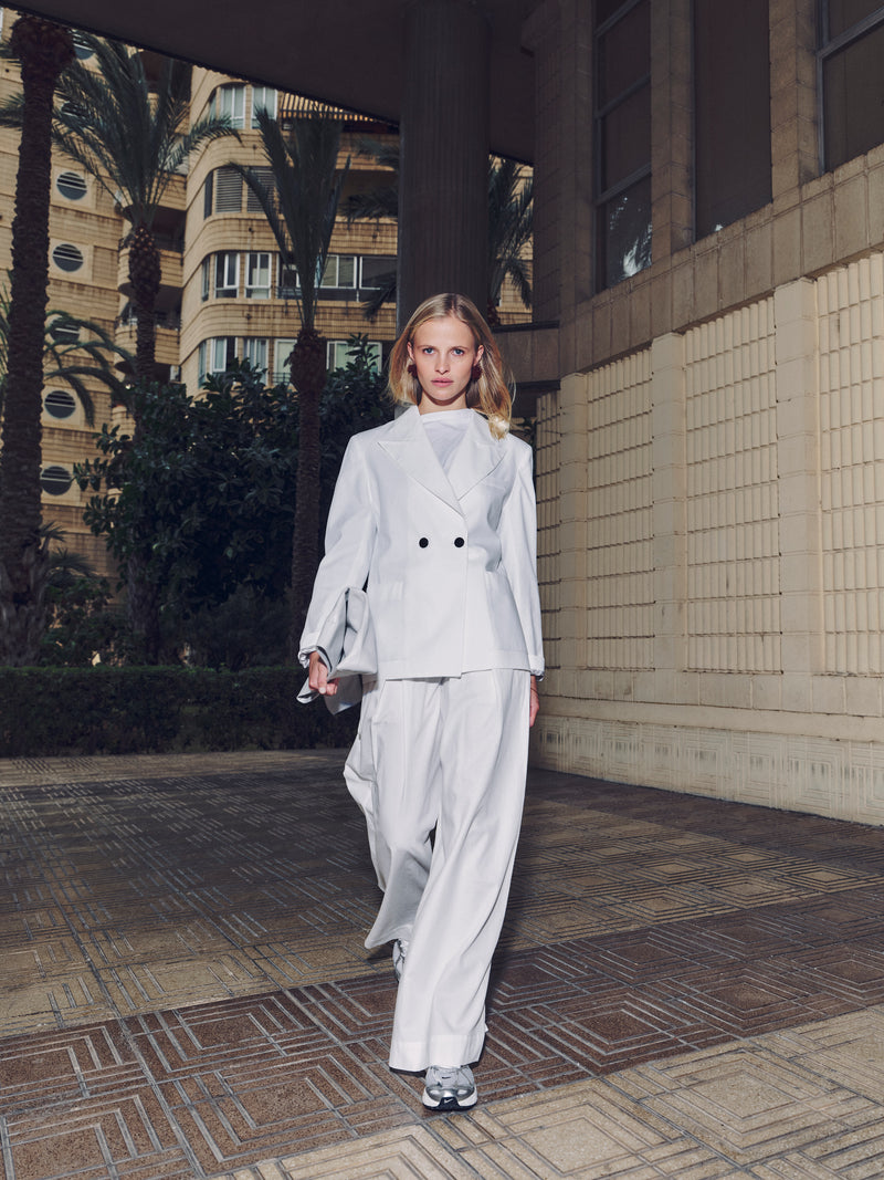 Davos white blazer