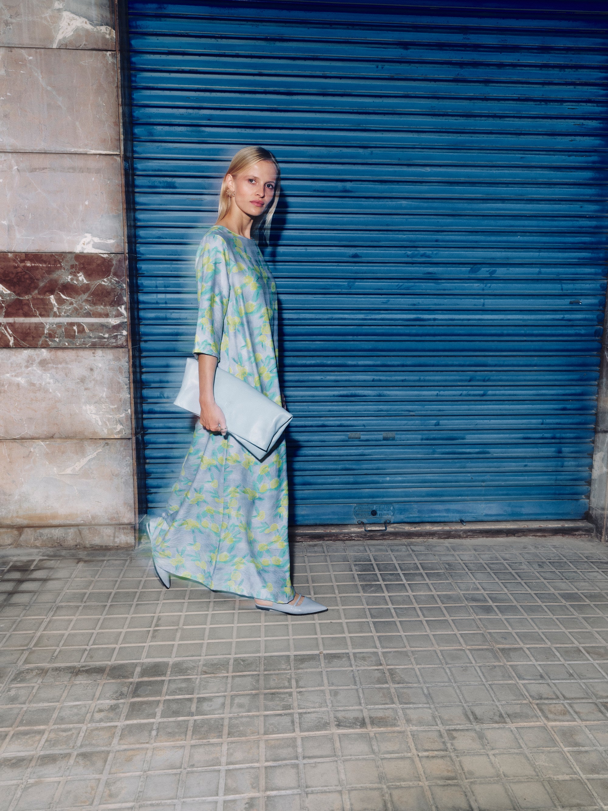 Dallie slingback en bleu crépuscule