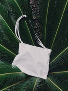 Clutch bag in off-white