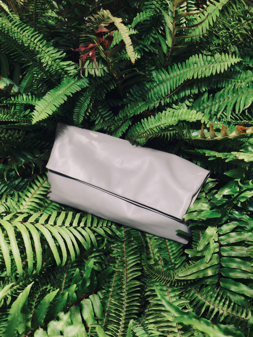 Clutch bag in taupe