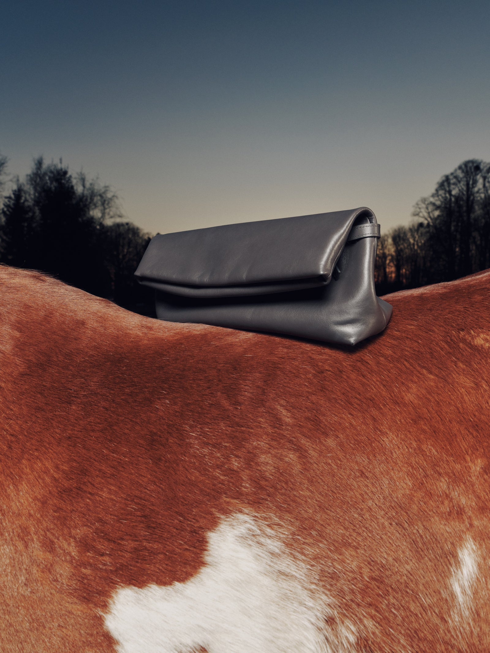 Gennaro Handtasche in Metallic-Grün