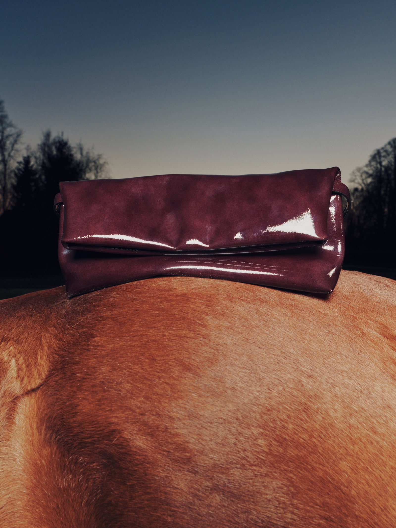 Gennaro Handtasche in Metallic-Grün