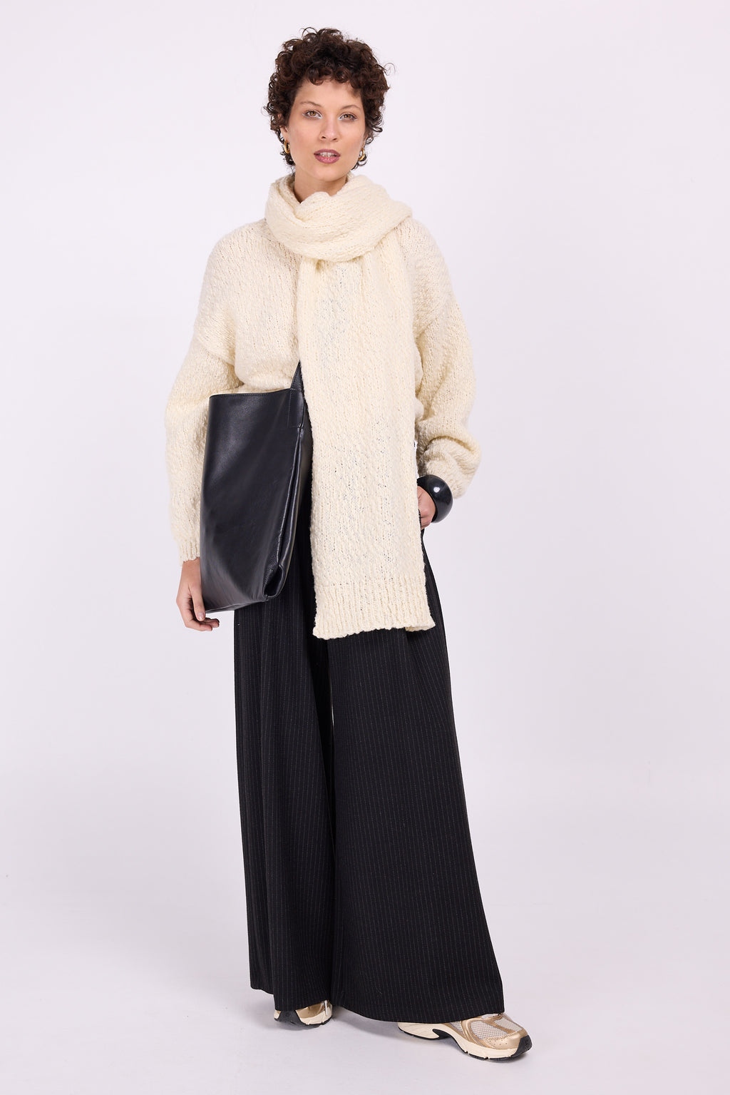 Brasilia kreideweißer Wollpullover