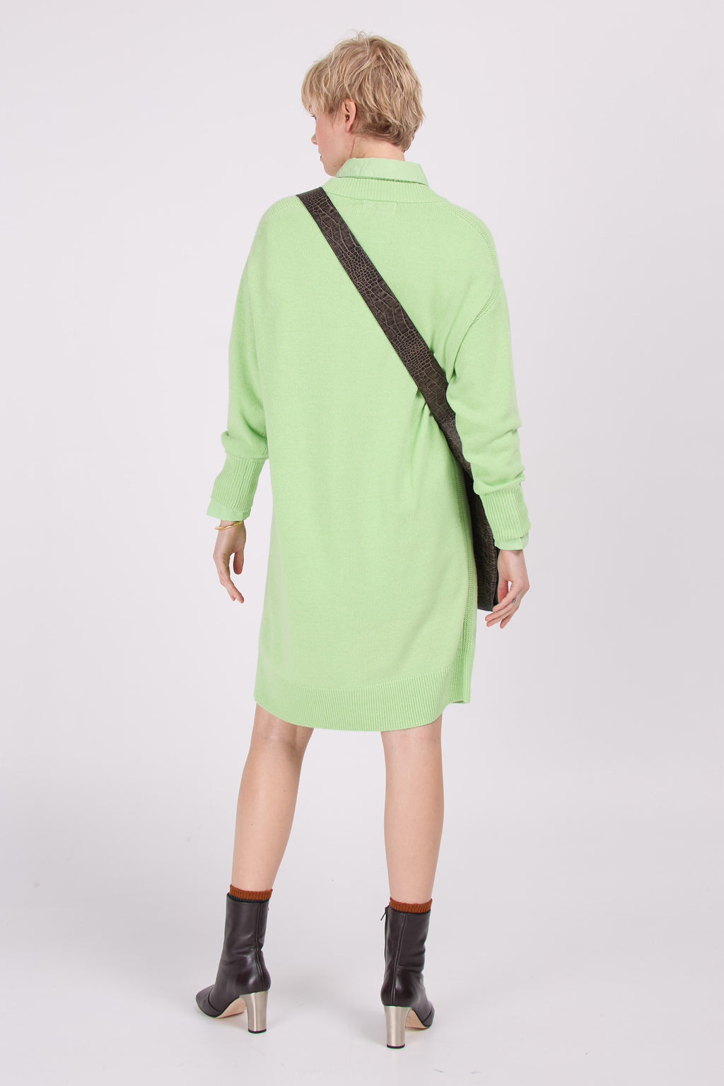 Monaco Strickkleid in Pistazie