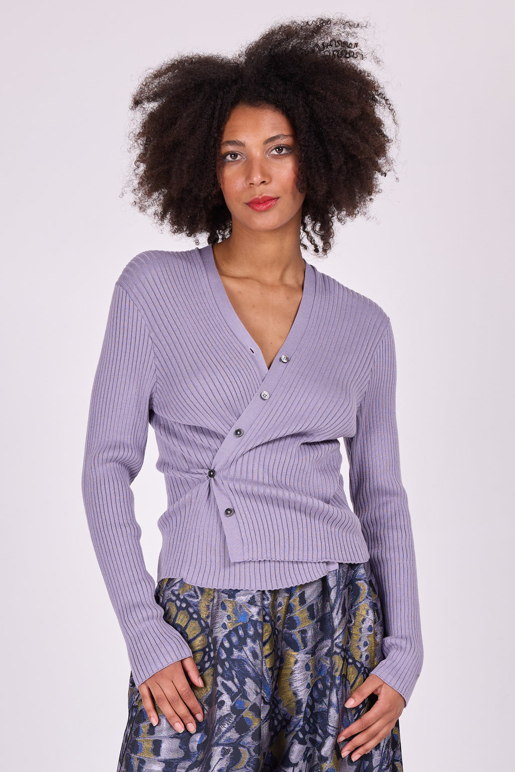 Svinica Lavendel Wickelpullover