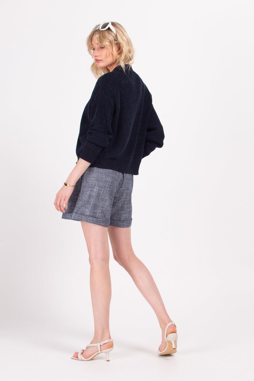 Velasco midnight blue cardigan