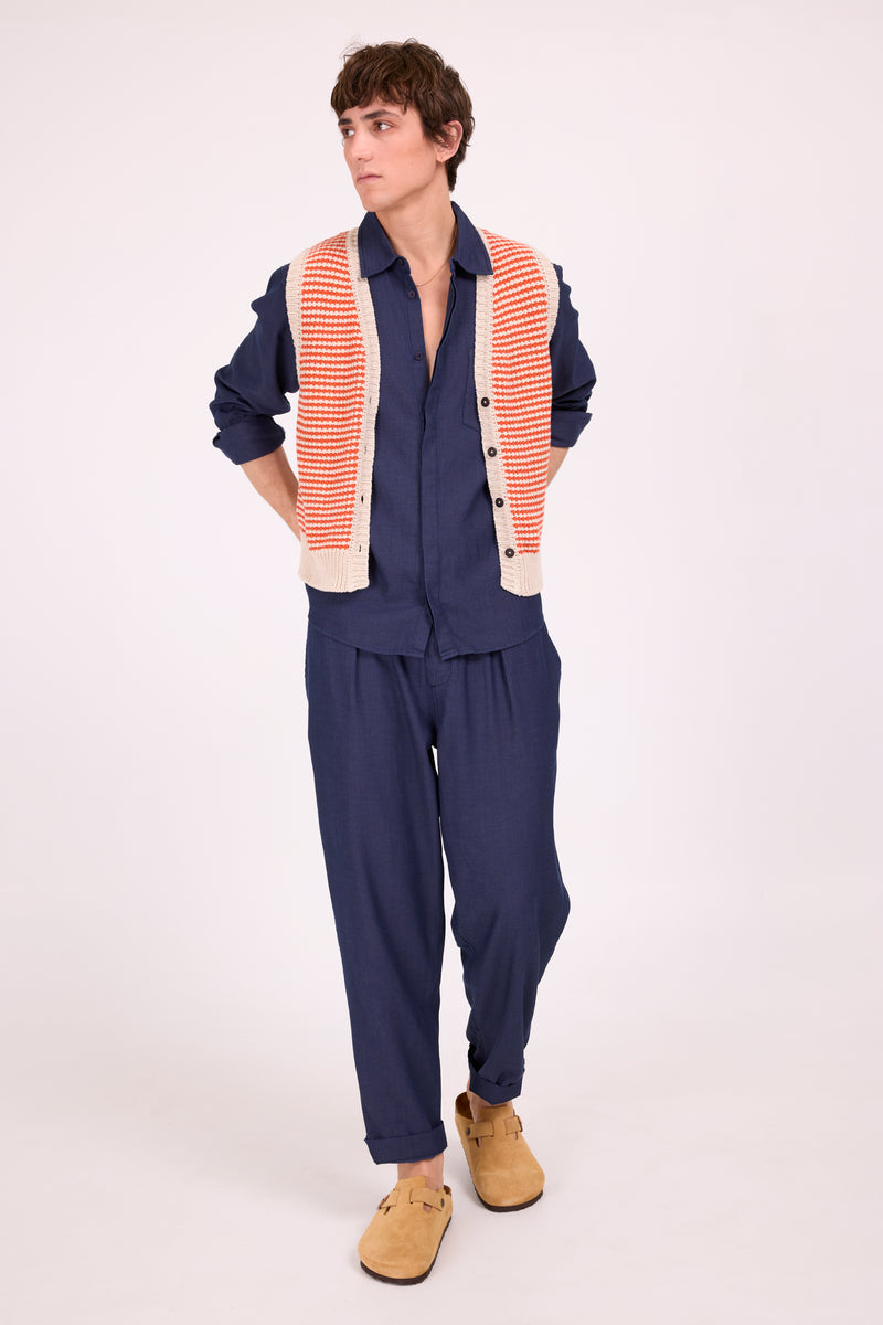 Fulda orange gestreiftes Tanktop