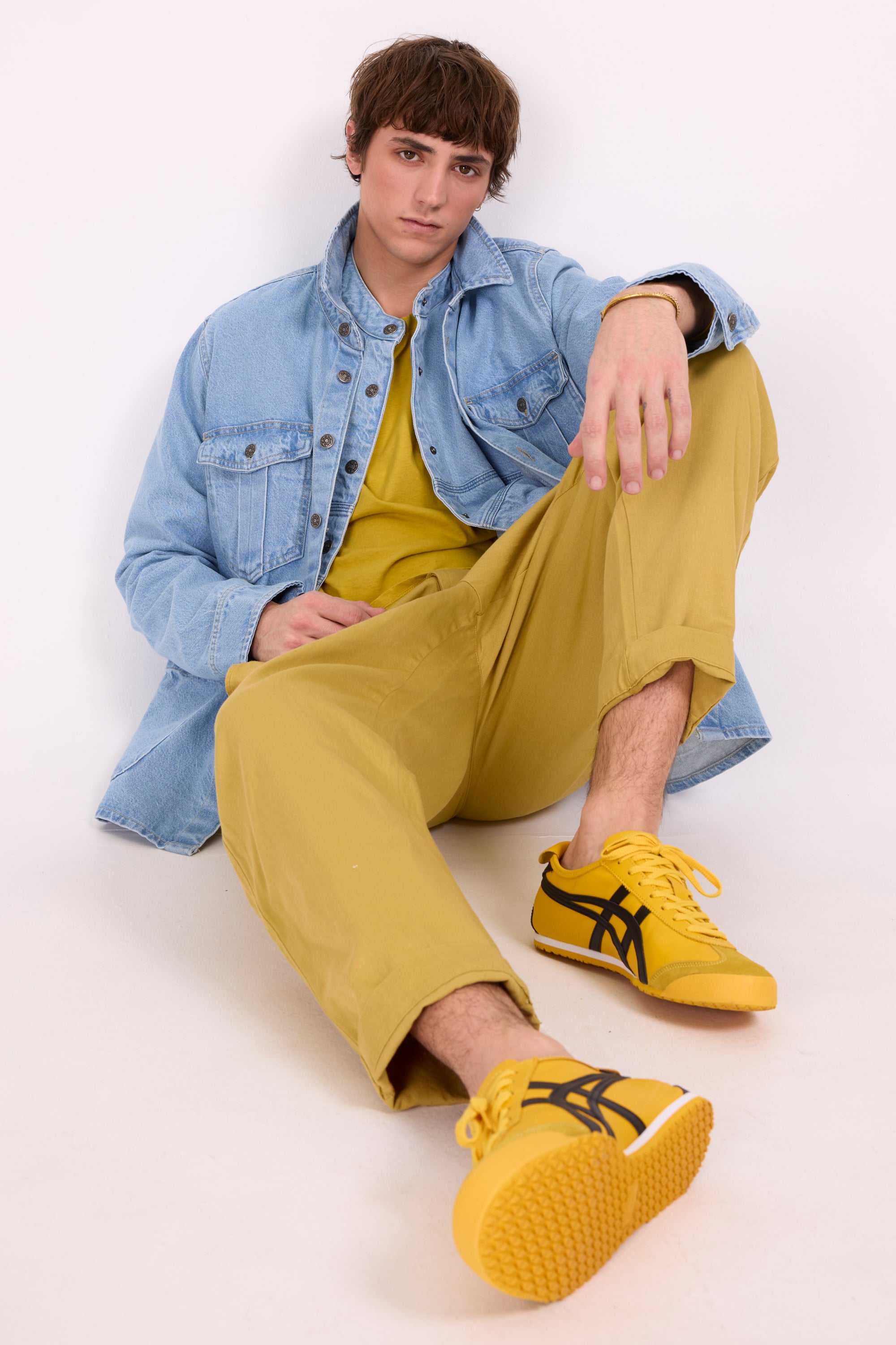 Dan olive barrel trousers
