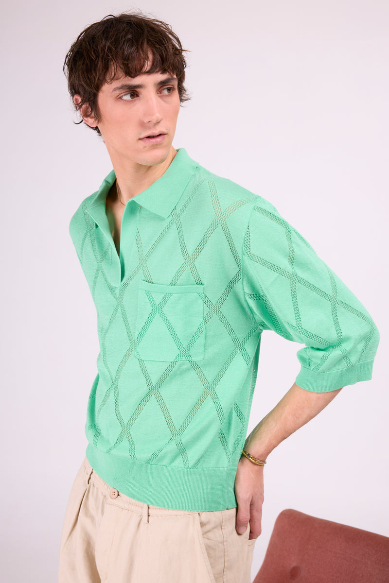 Socos Münz-Polopullover Herren