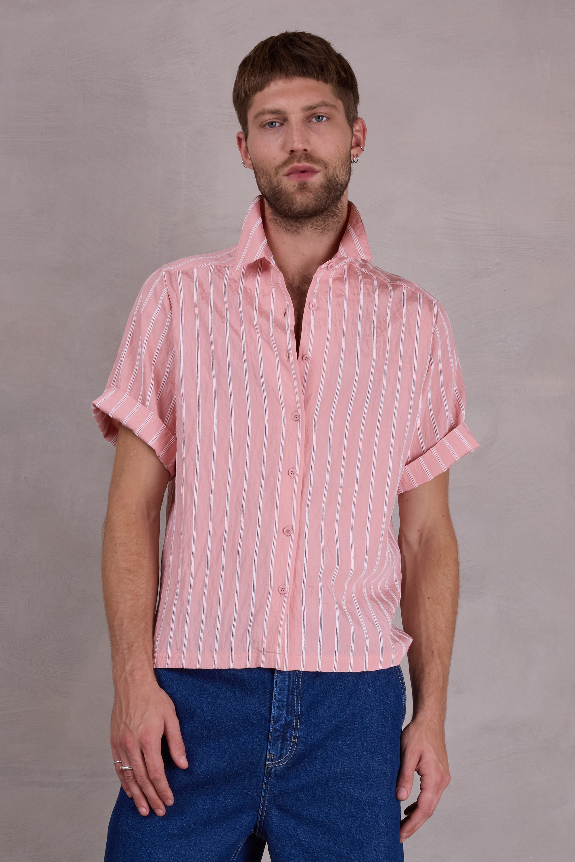 Falma light blue striped shirt