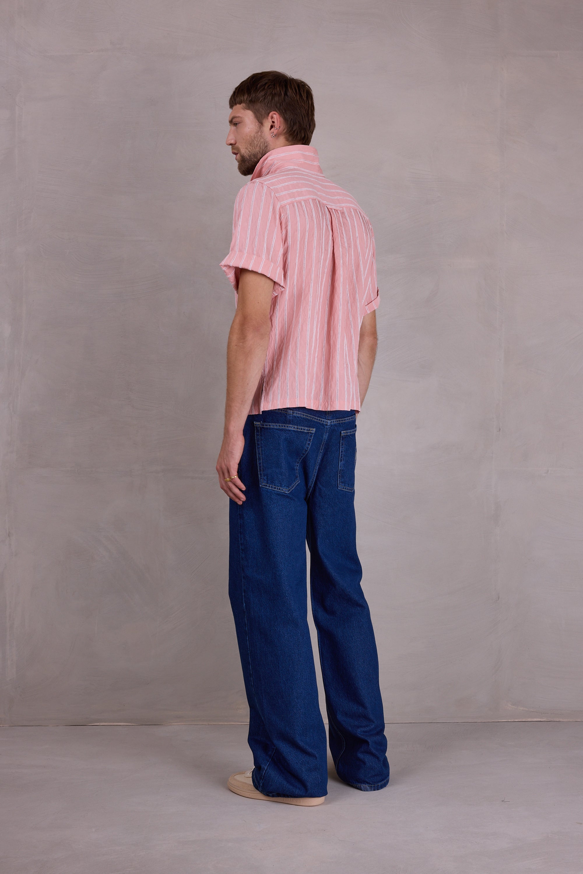 Falma light blue striped shirt