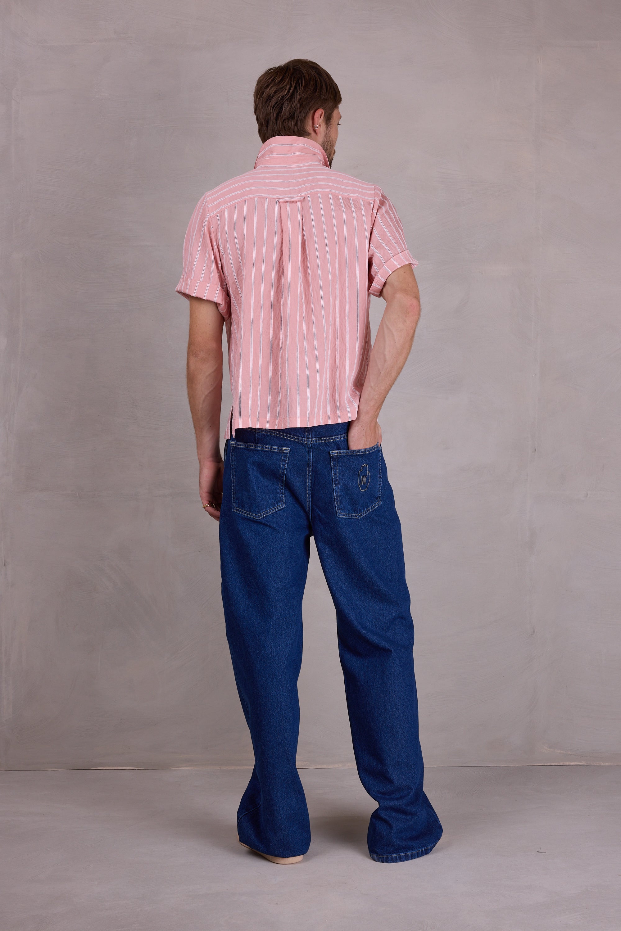 Falma light blue striped shirt
