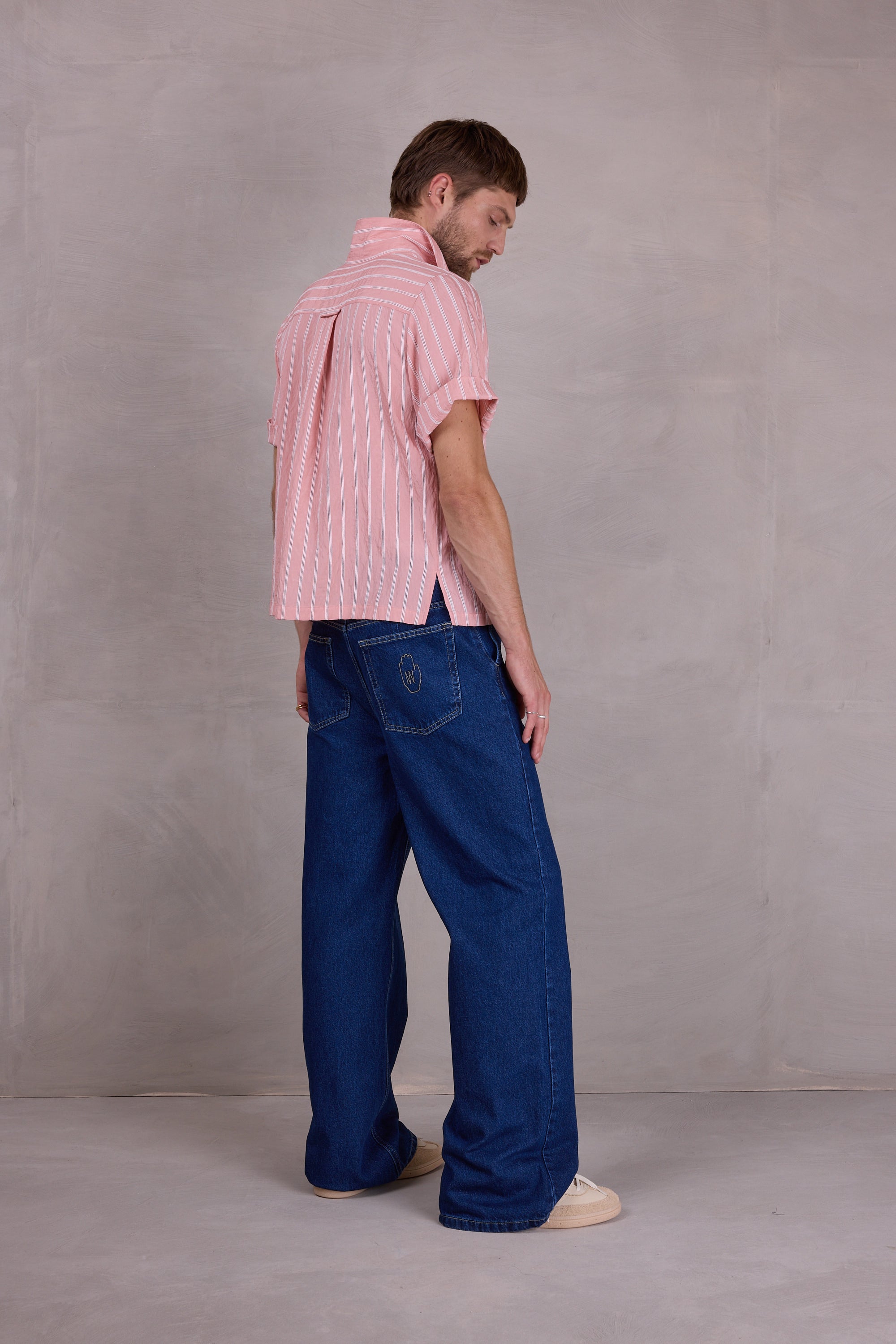 Falma light blue striped shirt