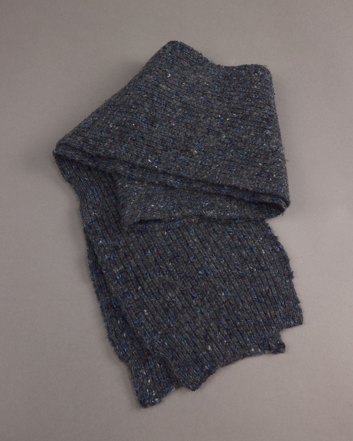 Jelgava sjaal in grey / river blue
