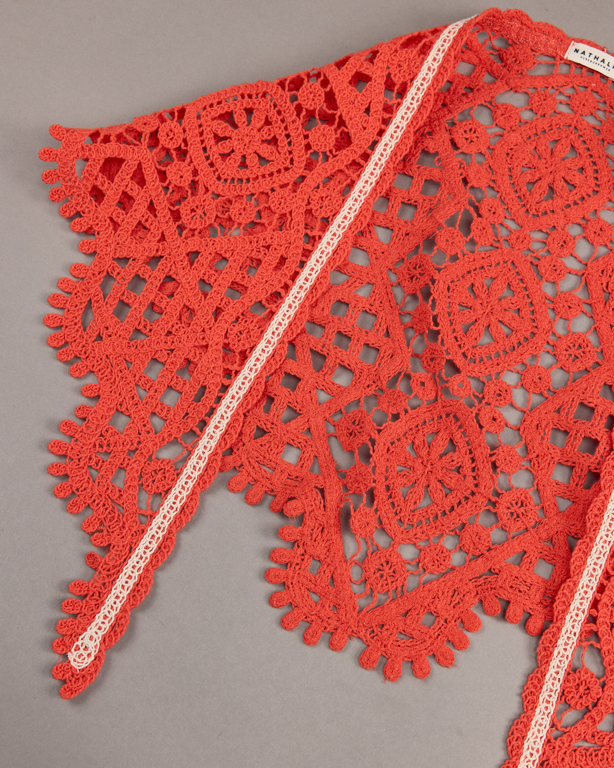 Jamalie sjaal in mandarin red