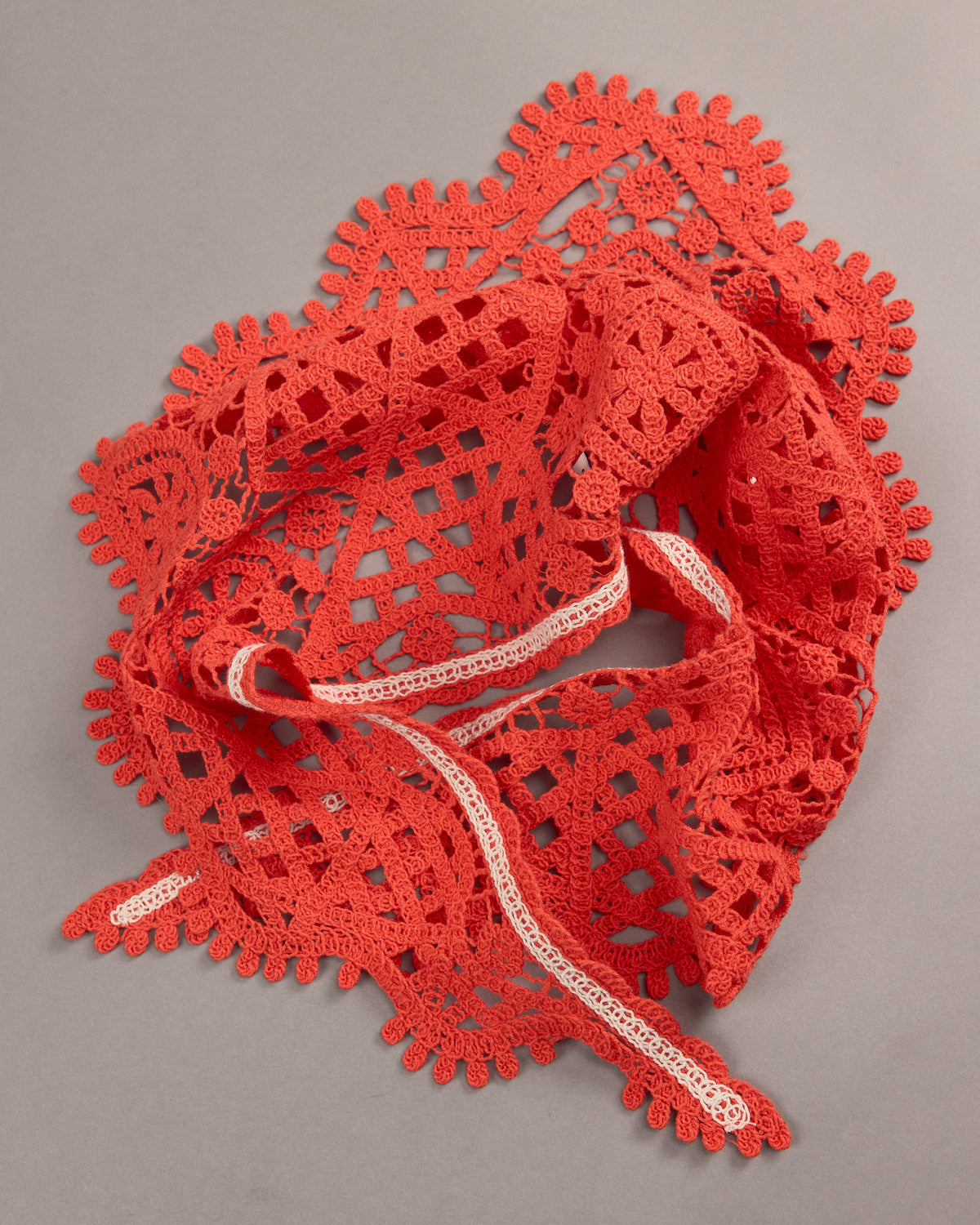 Jamalie sjaal in mandarin red