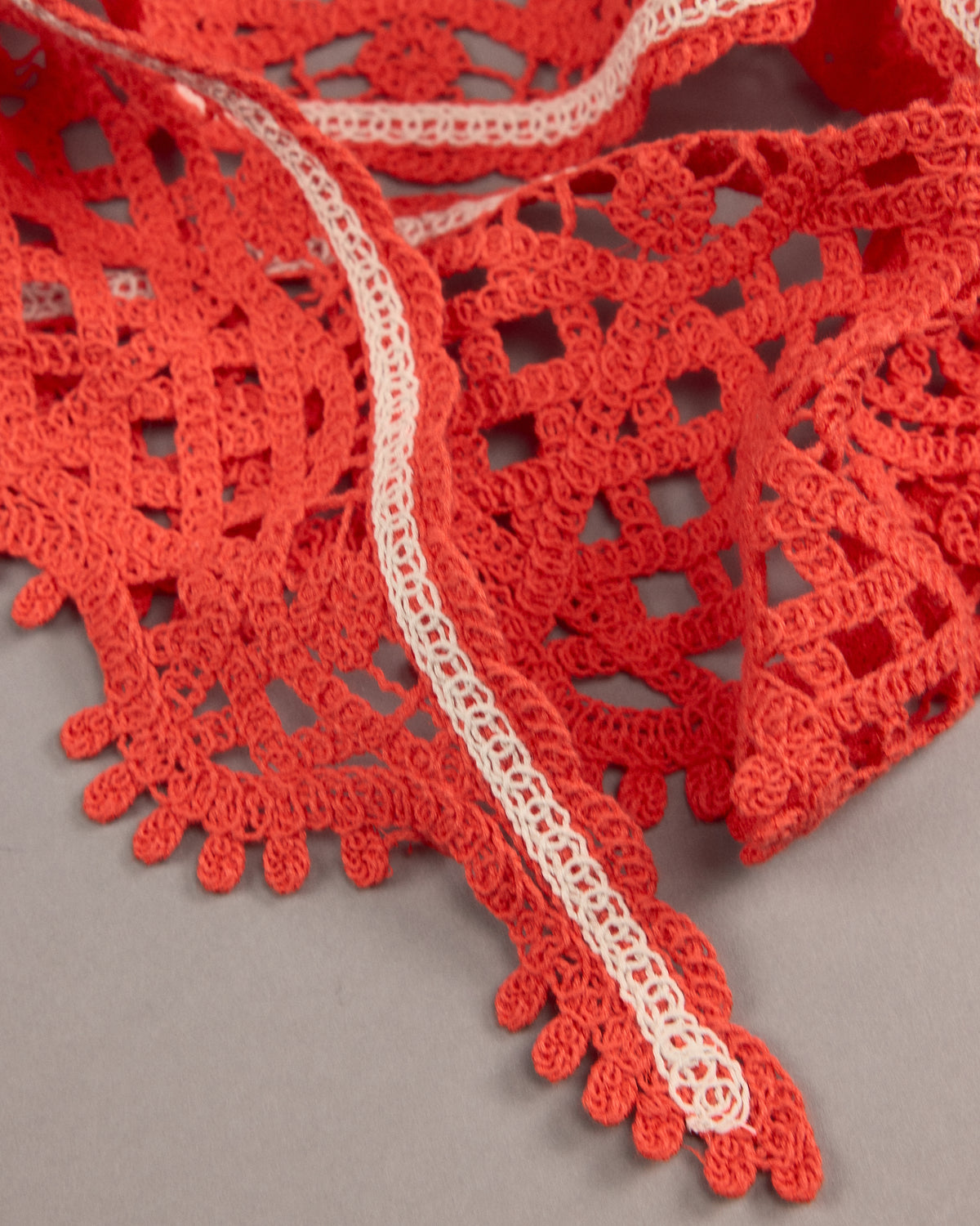 Jamalie sjaal in mandarin red