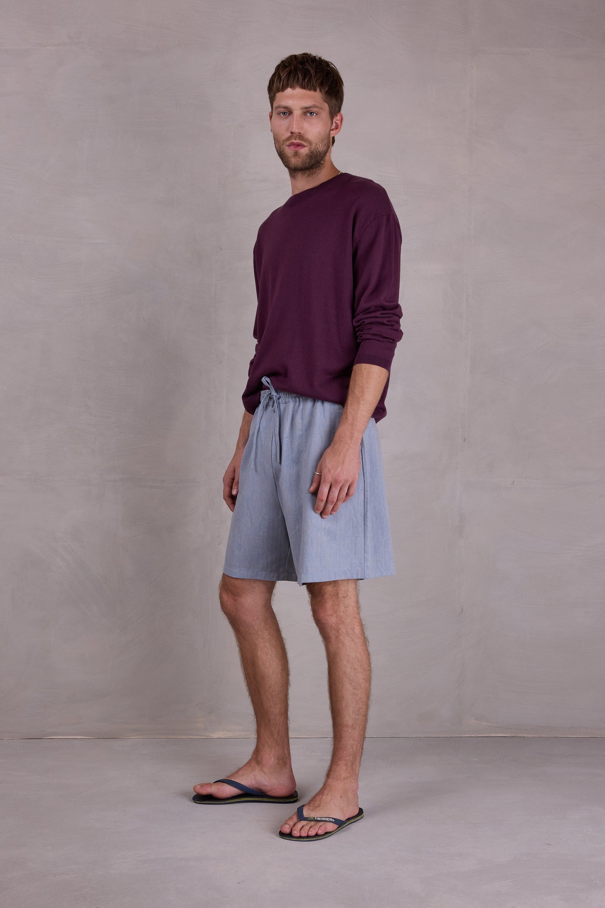 Oslo sweater in fig