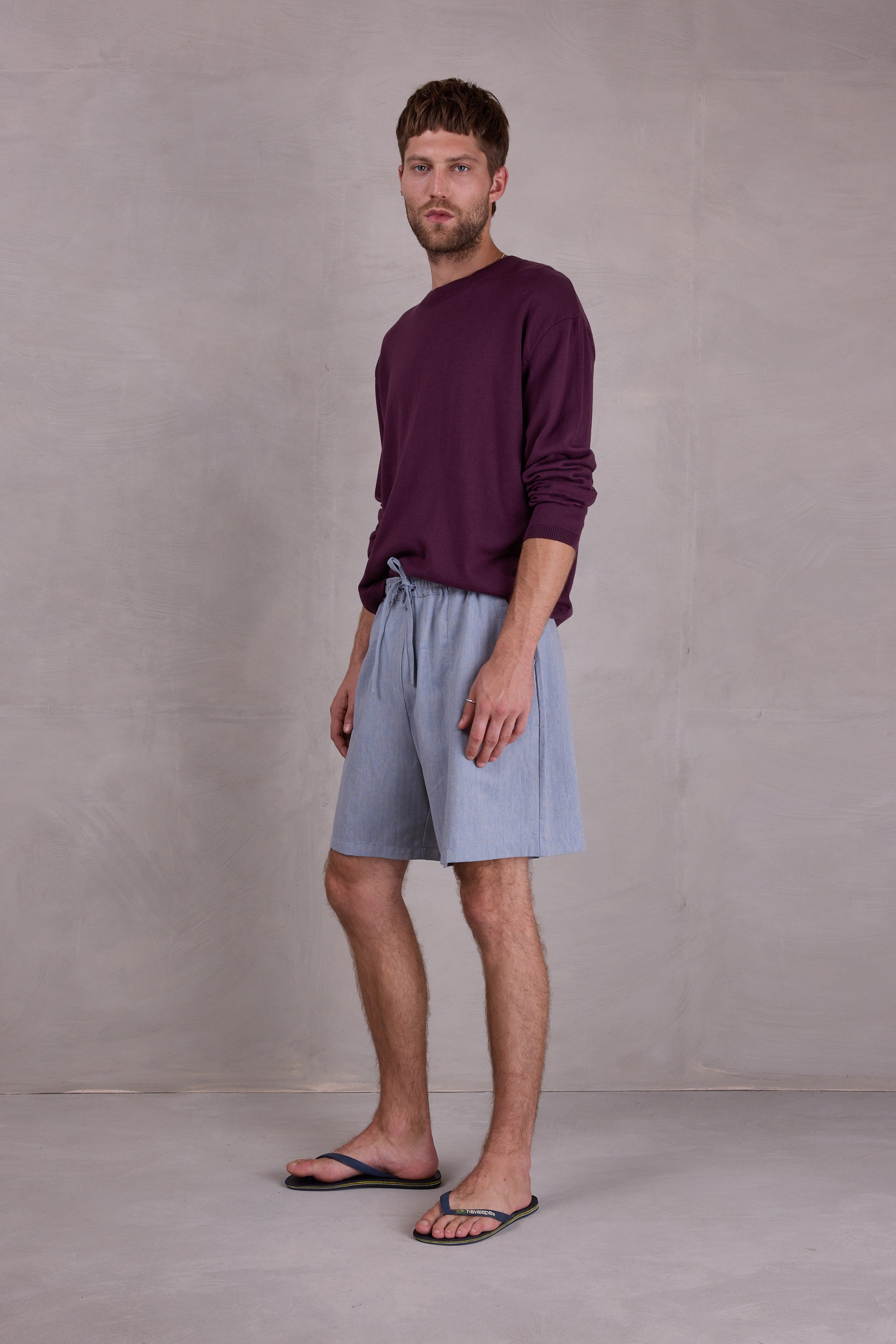 Oslo sweater in fig