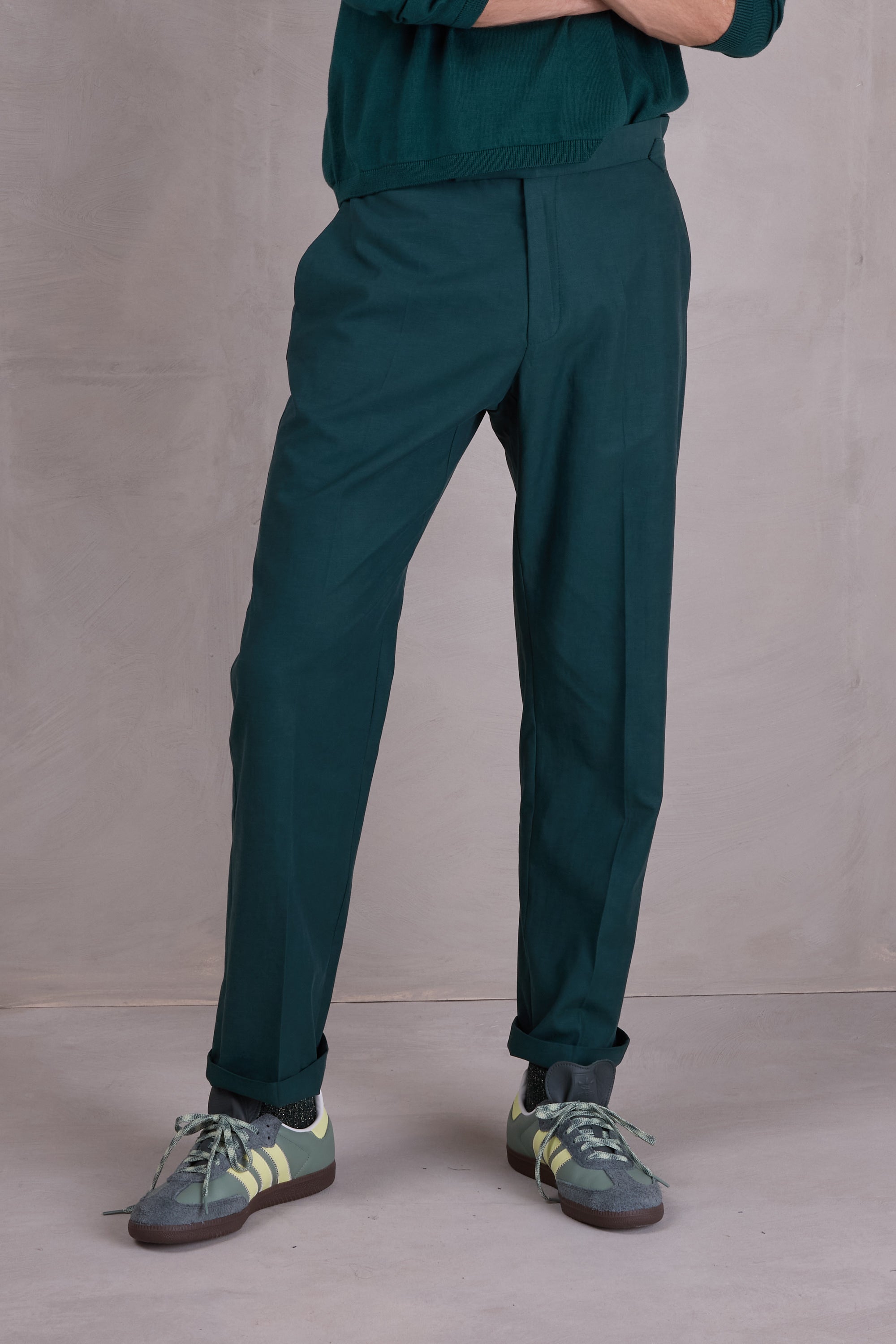 Fabrice trousers in bottle green