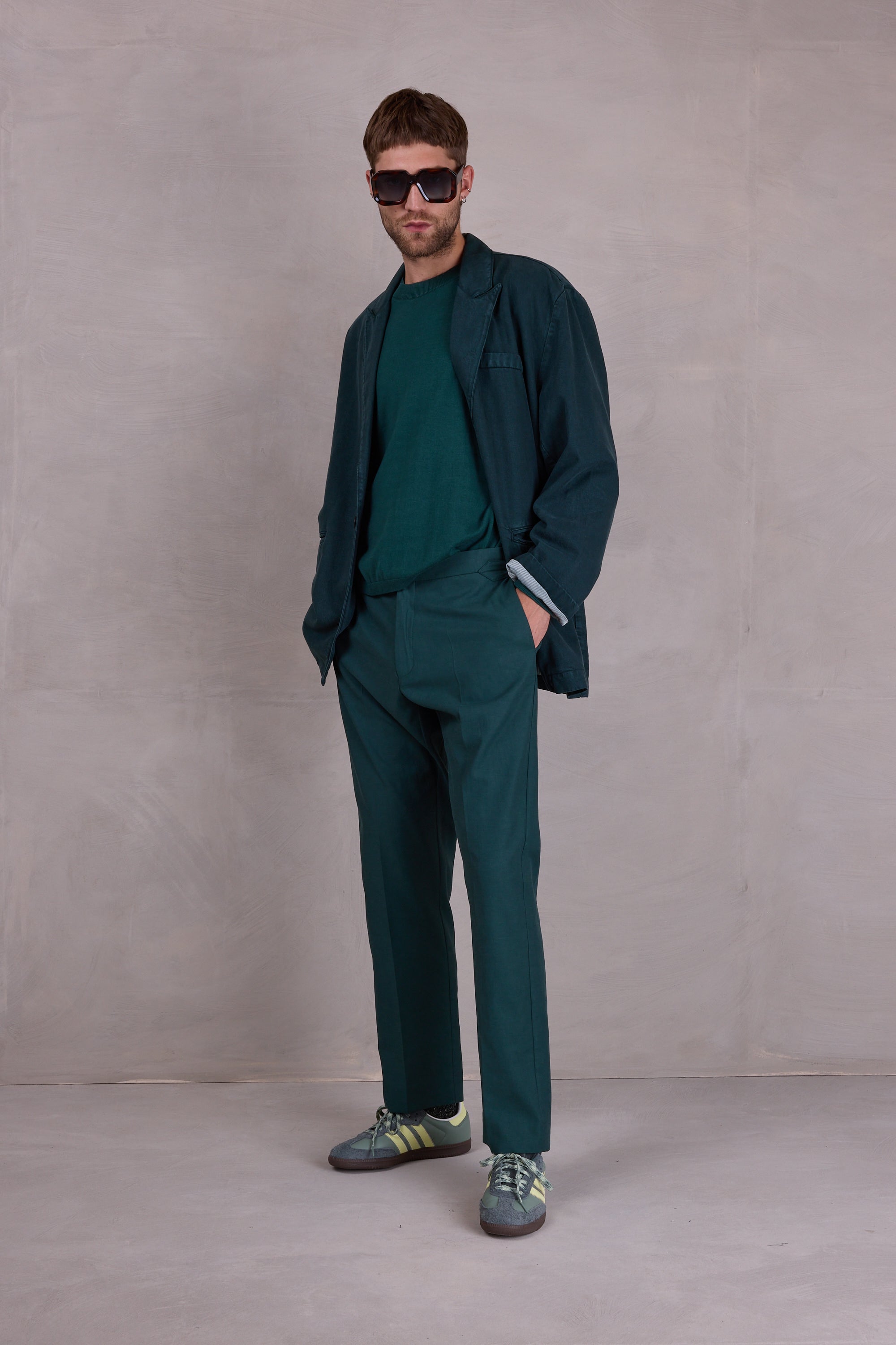 Fabrice trousers in bottle green