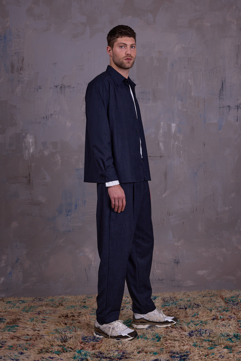 Gelesto shirt in deep blue