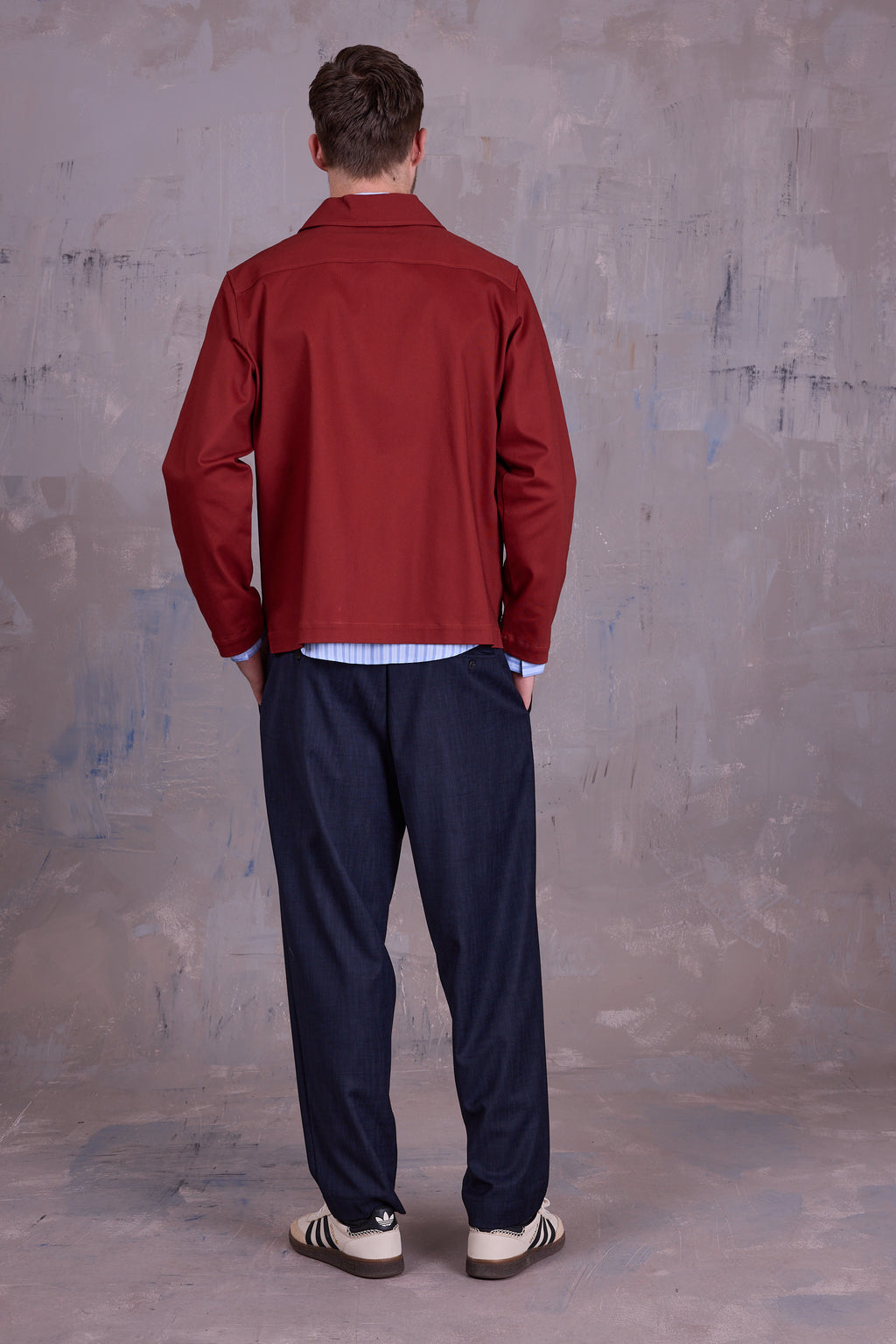 Gerre jacket in red clay
