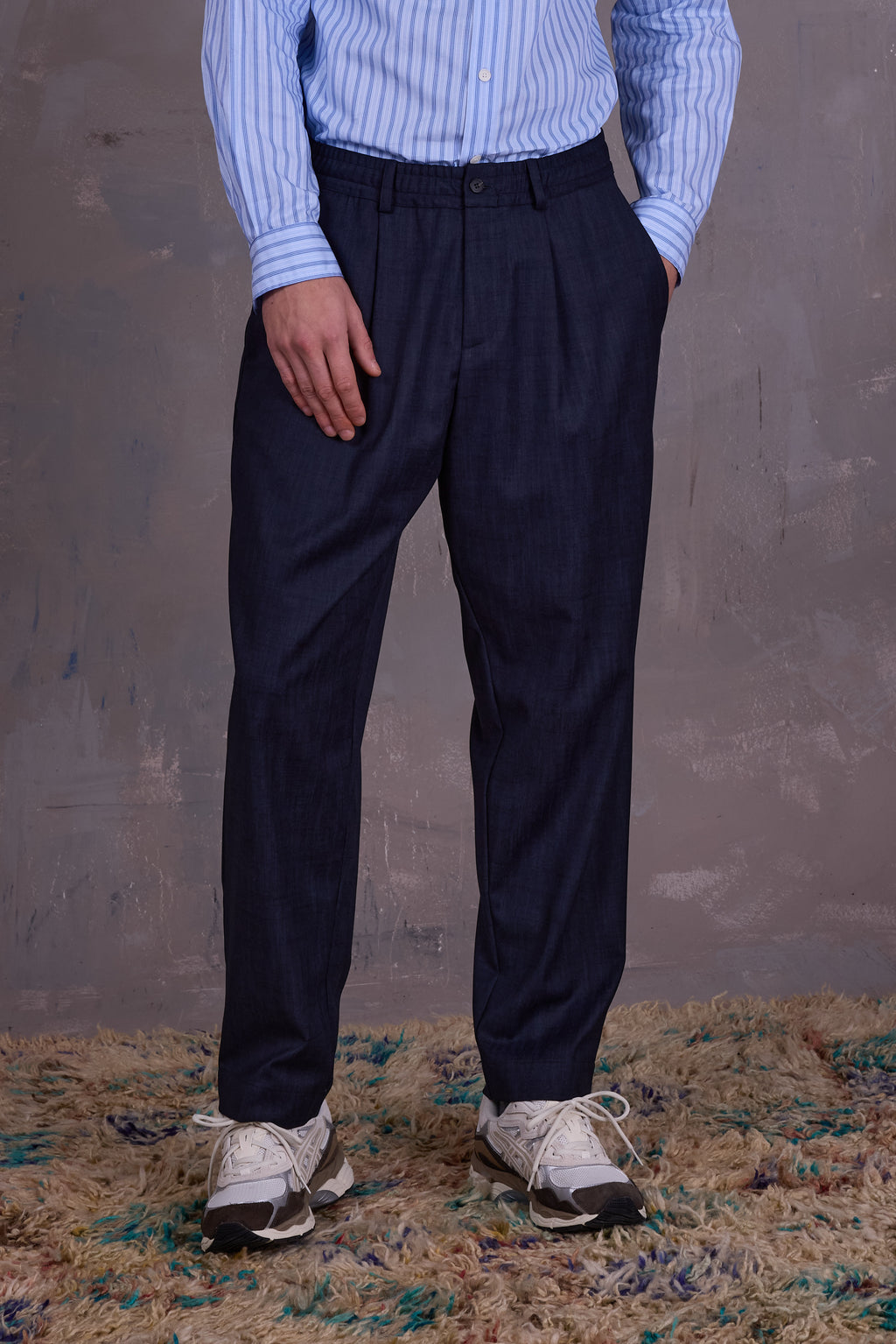 Gijs trousers in deep blue