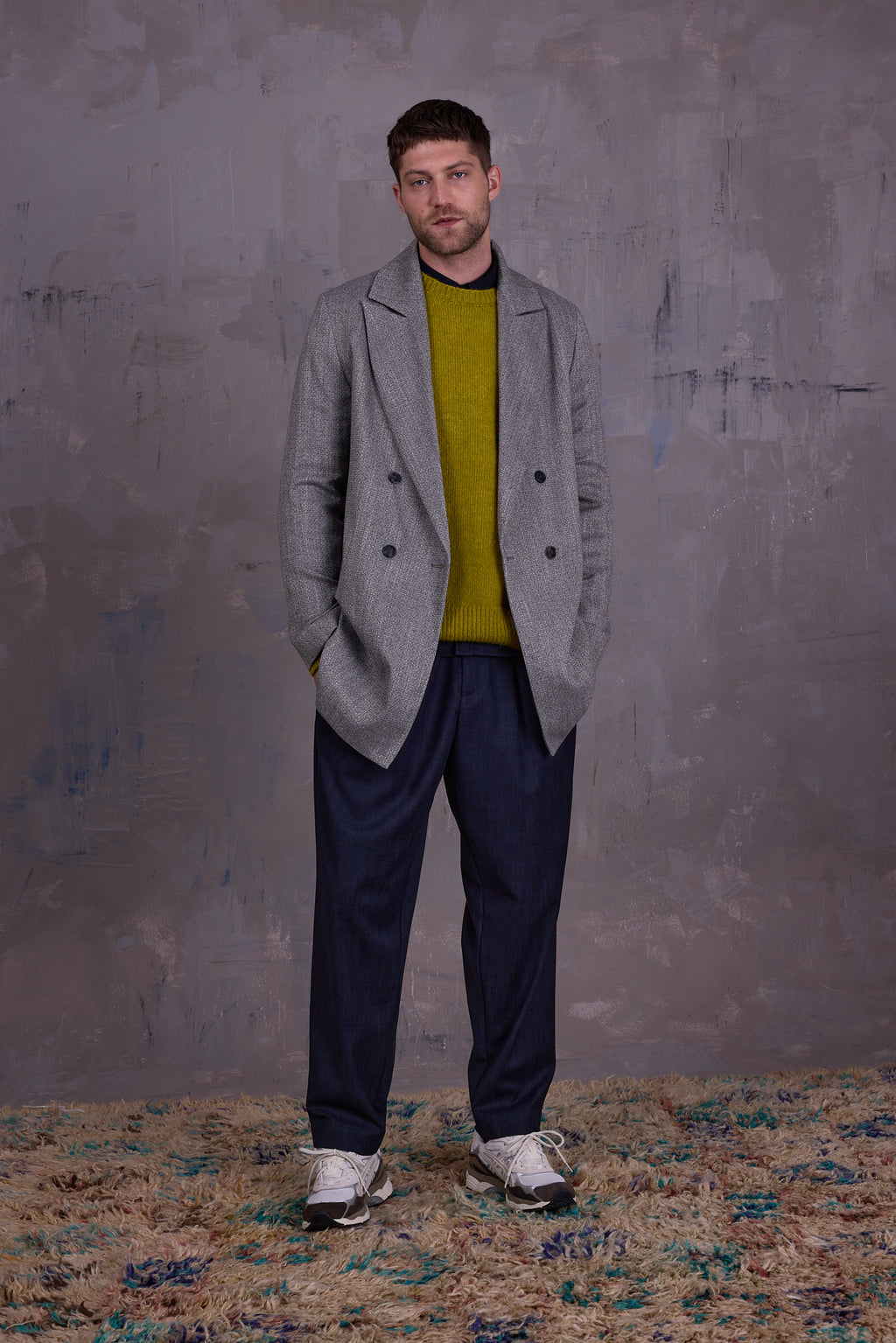 Gijs trousers in deep blue