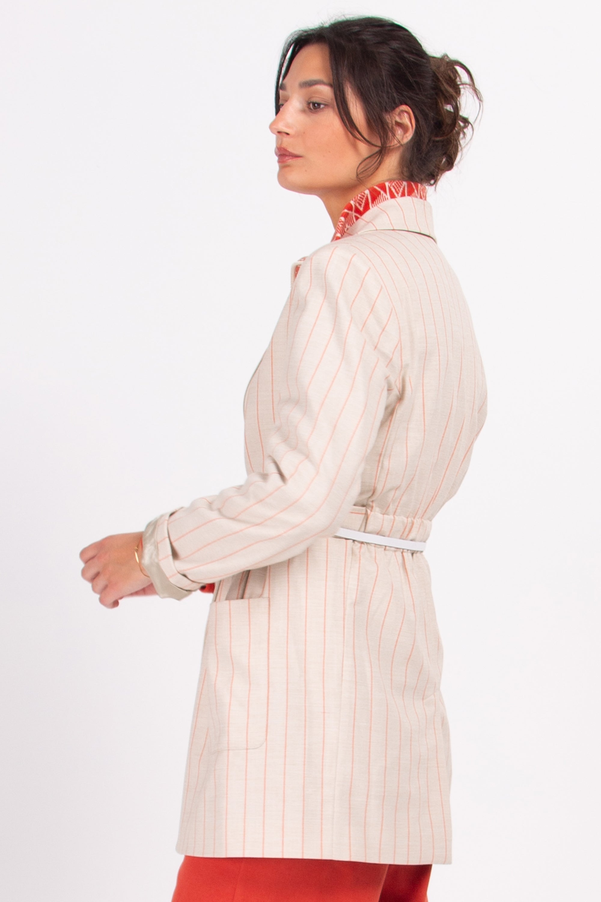 Ceinture étroite - blanc