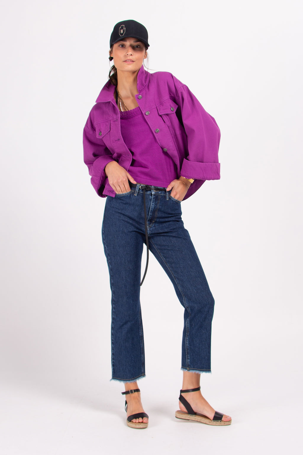 Pantalon en denim noir Divo