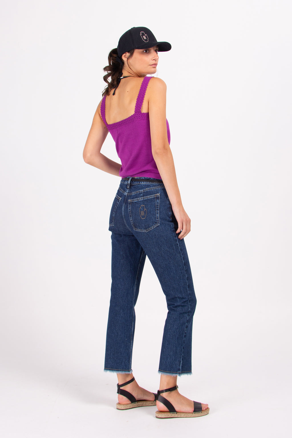 Pantalon en denim noir Divo