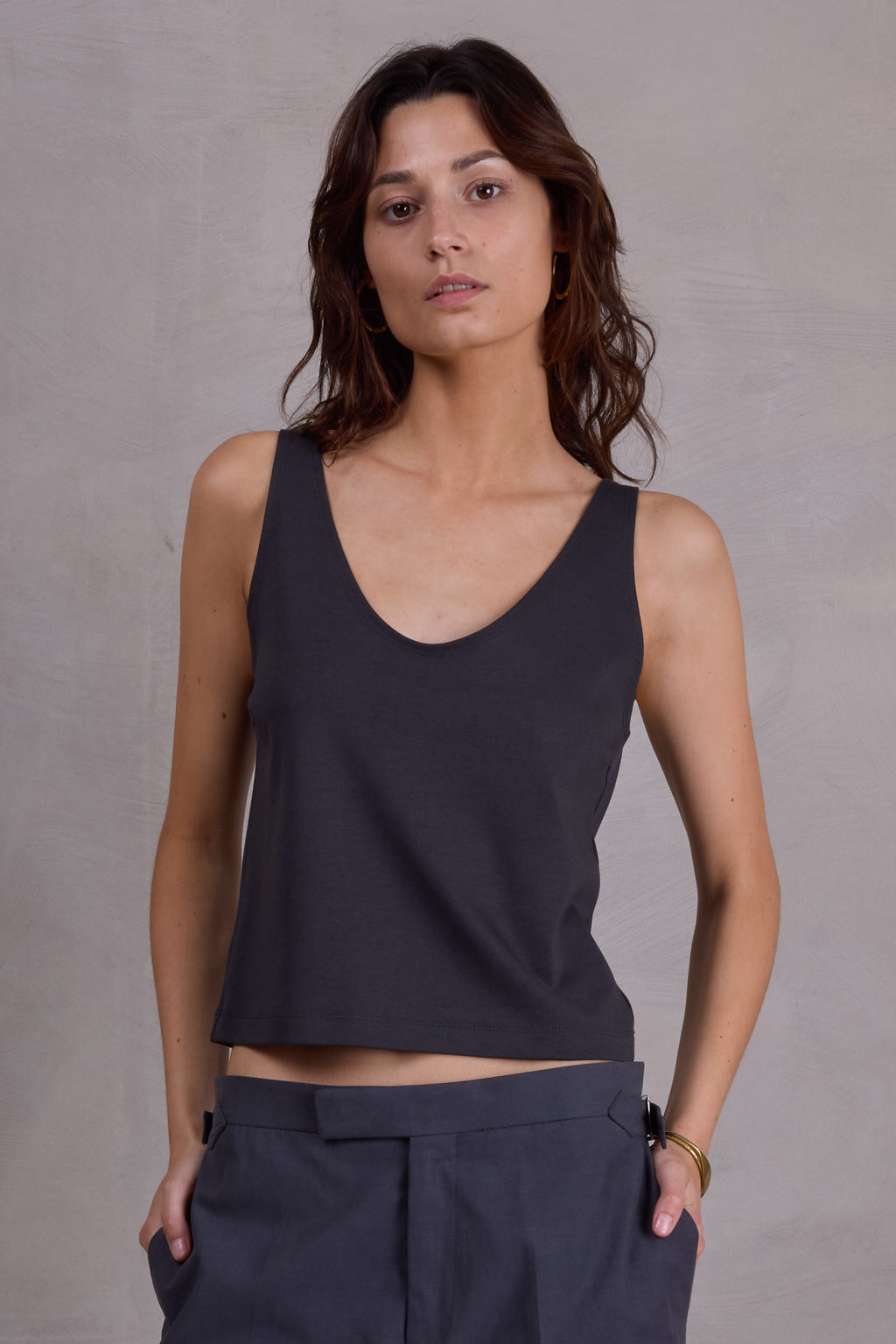 Ferika top in anthracite